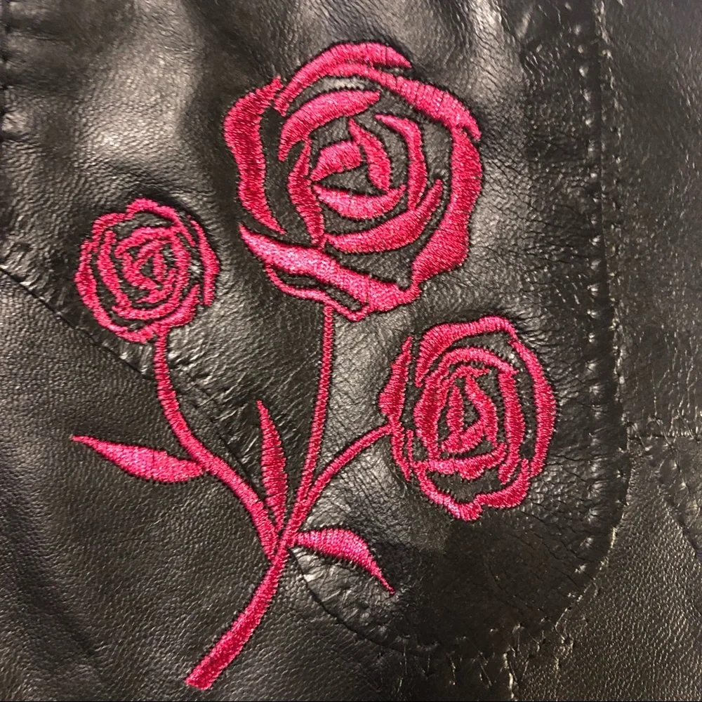 Live Ride Rock Buffalo Leather Moto Vest M - Picture 6 of 10